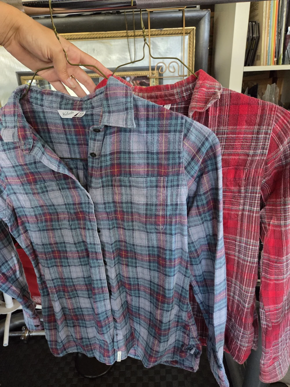 Woolrich Plaid Flannel Shirt small - Picture 7 of 7